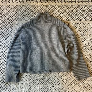 Mockneck Knit Sweater